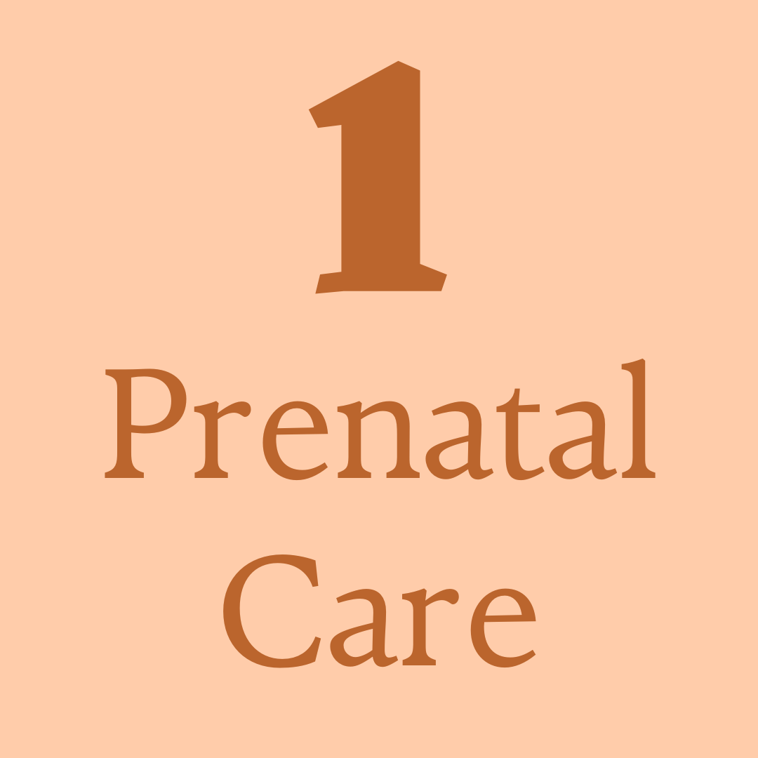 Number one prenatal care on peach